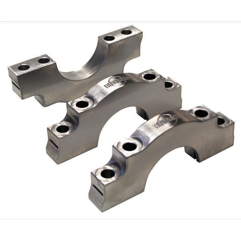 Howards H350R, Set of 3 Natural Steel Sbc Billet Main Caps - 4-Bolt Replacement - Image 4 of 4