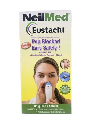 NeilMed Eustachi-Eustachian Tube Exercise-Pop Blocked Ears Safely-Sealed-NEW