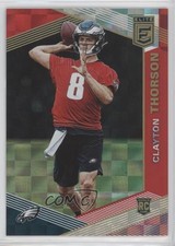 2019 Panini Donruss Elite Rookies Red /299 Clayton Thorson #135 1u0