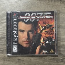 007 TOMORROW NEVER DIES - SONY PLAYSTATION ONE 1 PS1 VIDEO GAME COMPLETE