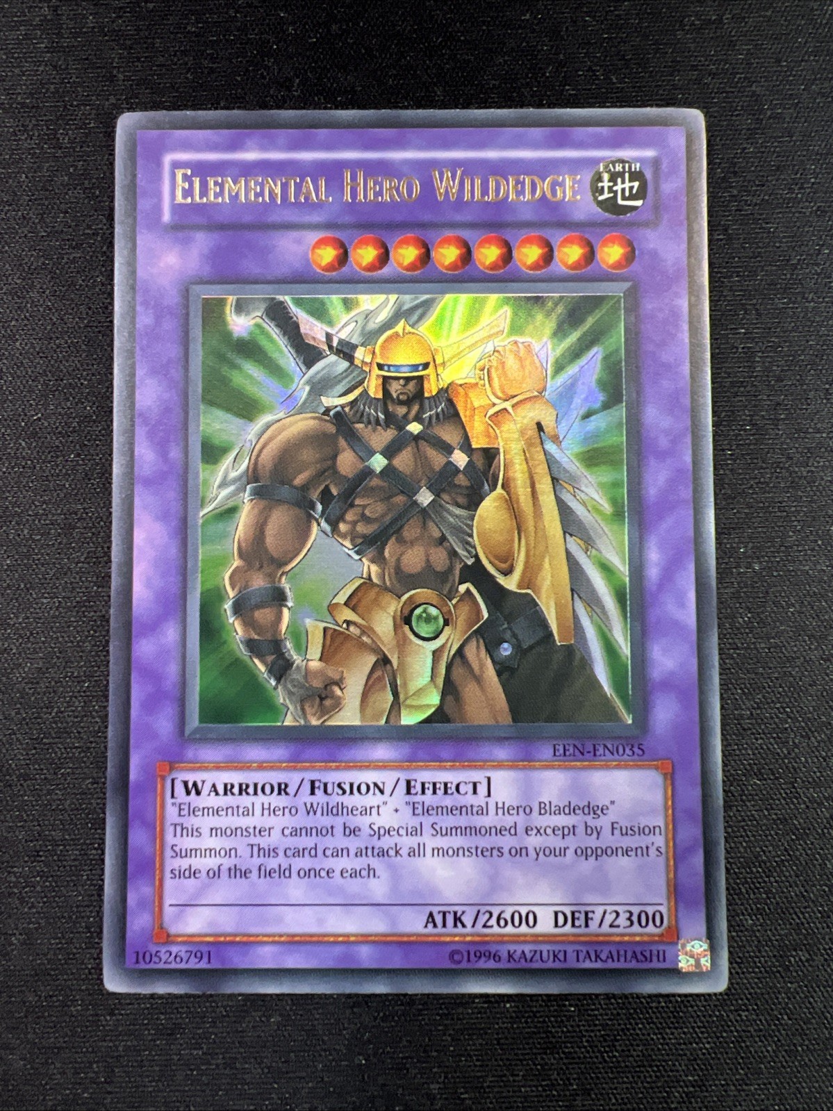 Elemental HERO Wildedge EEN-EN035 YuGiOh Elemental Energy trading card — raw and PSA graded price guide