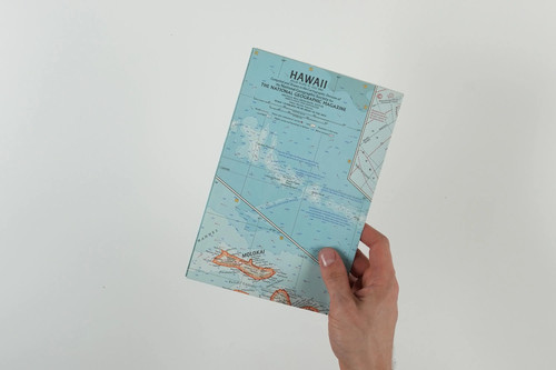 Mapa desplegable vintage de Hawái 1959 - Imagen 2 de 3