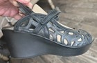 Women's Blue Naot Deluxe Women's Leather Wedge Beach Travel Sandals 5.5US 37 — photo 8