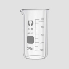 600ml Glass Beaker High Type Borosilicate Glass Beakers Chemistry Glassware