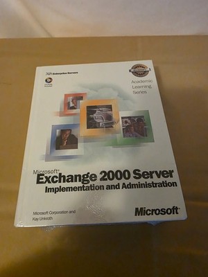 MICROSOFT Exchange 2000 Server implementation and Admin Learning Series Book