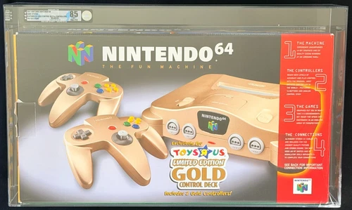 Nintendo 64 N64 Console Toys R Us Limited Gold Console VGA 85 Qualified