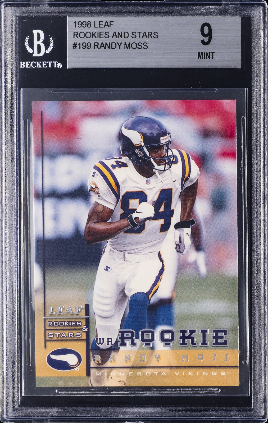 Randy Moss Leaf Rookies & Stars #199 Base