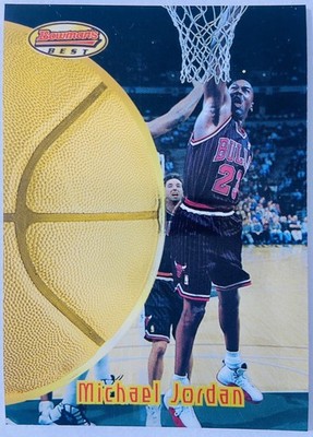 Michael Jordan # 60 NBA 1997-98 Bowman's Best Chicago Bulls EN Near Mint Vintage