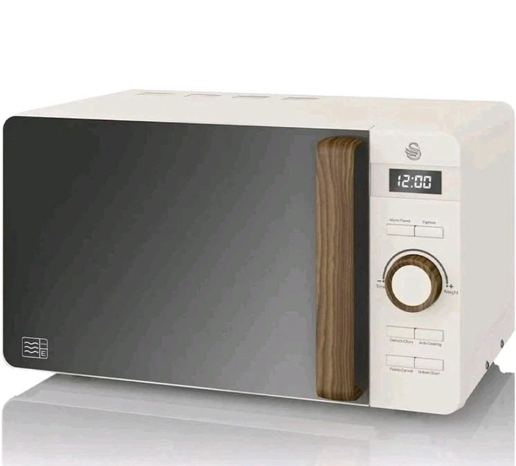 Swan SM22036LWHTN Nordic LED Digital Microwave w Glass Turntable, Working,Broken
Opens in a new wind