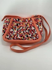 Vera Bradley Pixie Confetti Trimmed Trapeze Crossbody Purse NEW WITHOUT TAGS
