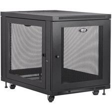 Tripp Lite SmartRack 12U Mid-Depth Rack Enclosure Cabinet Black SR12UB