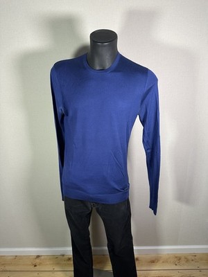Dsquared2 Pullover/Blau/Gr.XL/Seide/Komfort/Edel/Schick/Leger/Designer