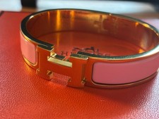 Bracciale Hermès Clic H - Rosa