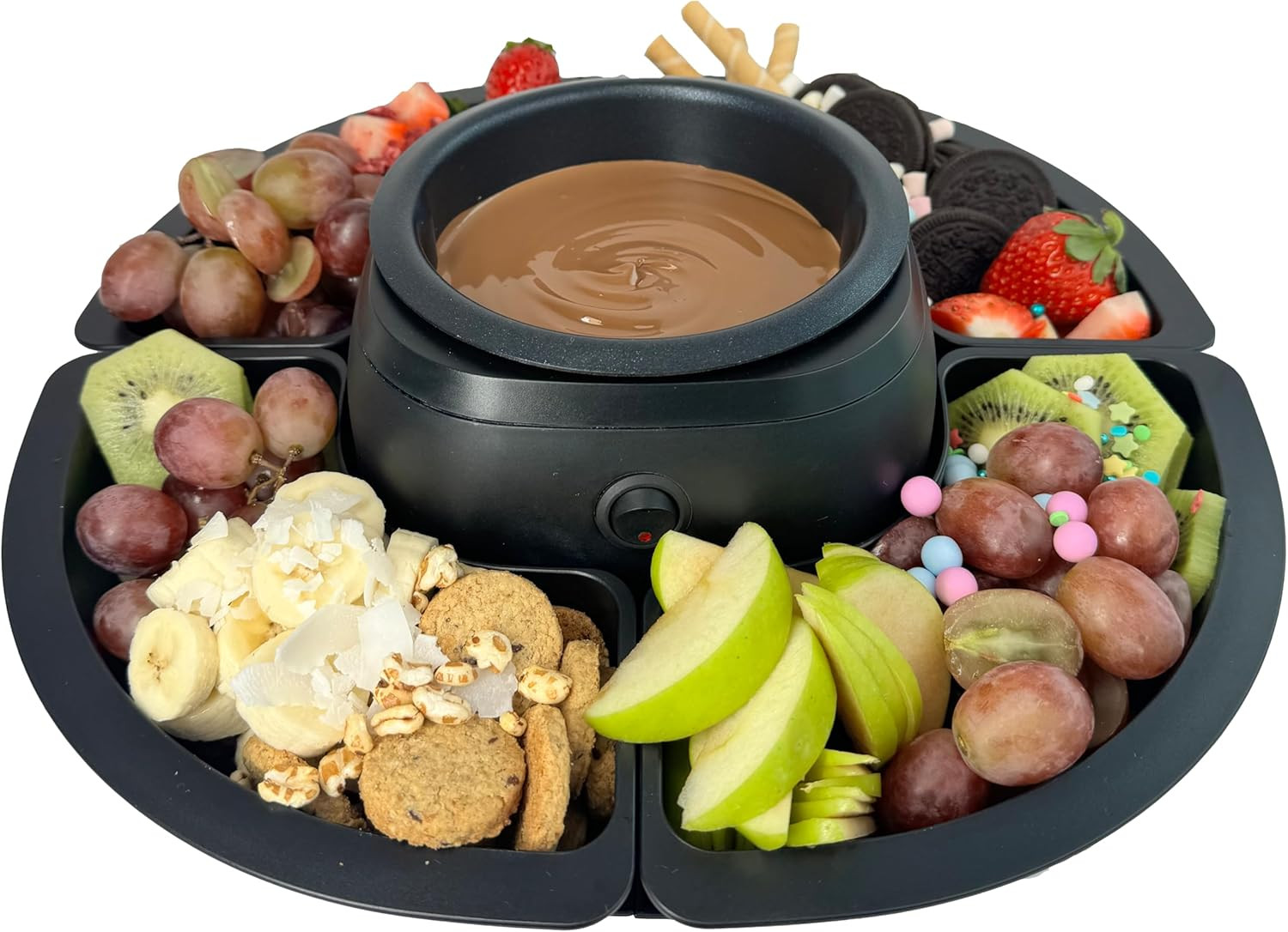 Silva SF 430 Fonduta Cioccolato 270W - Set Completo Nero Opaco