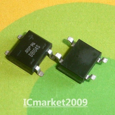 20 PCS DB104S-4 400V 1.0 Surface Mount Single Phase Bridge #D4*