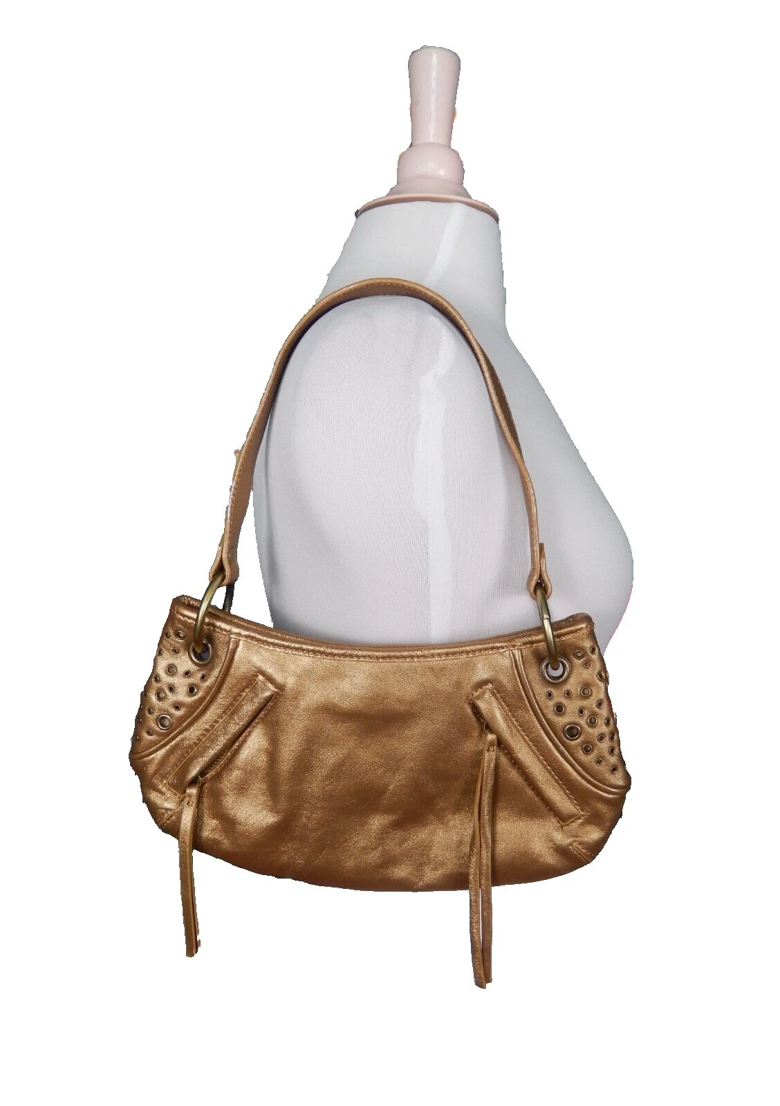 Bolsos vintage 1990s baguette de cuero, Bolsos y estuches