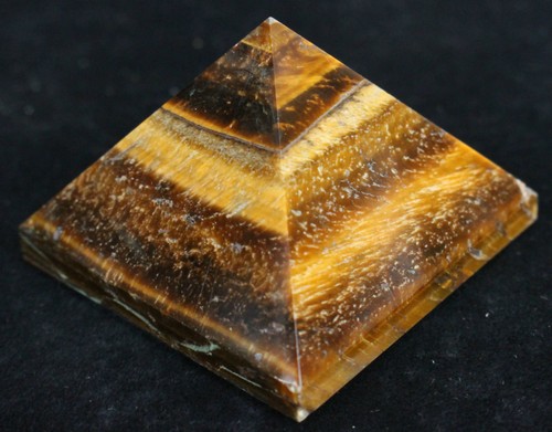 140 g EXCELENTE!¡!! MINERAL DE CRISTAL DE CUARZO OJO DE TIGRE NATURAL/PIRÁMIDE DE FUEGO CURACIÓN - Imagen 10 de 11