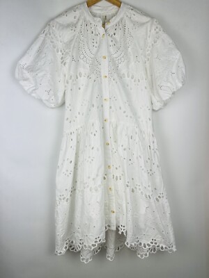 anthropologie tallulah eyelet mini dress Anthropologie Tallulah Eyelet Mini Dress XS