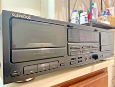 Kenwood KX-W6050 Stereo Double Dual Cassette Deck Player Recorder - For Parts