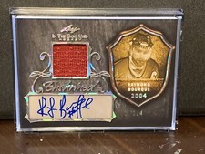 Raymond Bourque Paul Coffey 2023 Leaf In The Game Used Enshrined Relic Auto 1/4