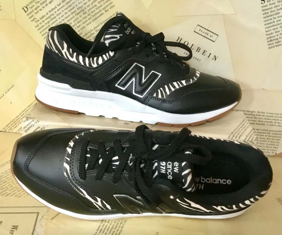 New Balance Sneaker CW997HCI Zebra Leather Black White Gum New Balance Sneaker CW997HCI Zebra Leather Black White Gum