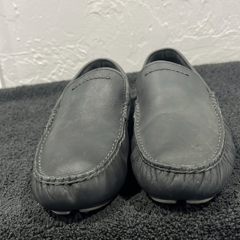 UGG Australia UGG HENRICK Black DRIVING Loafer SHOES Men Sz 