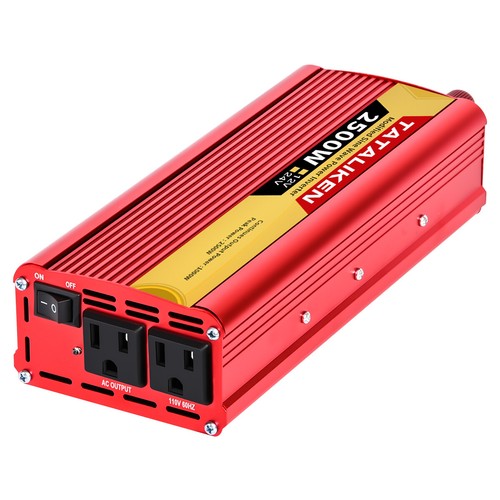 2500W Car Power Inverter DC 12v to AC 110V 60HZ with Dual USB Ports - Picture 5 of 18