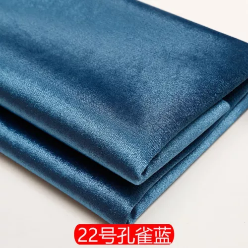 Sofa Upholstery Velour Fabric Thick European Soft Roll Cushion Velvet DIY Cloth - Picture 38 of 49
