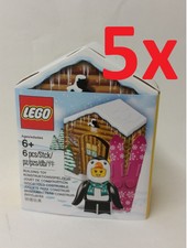 lego penguin girl snow hut