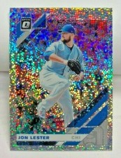 Jon Lester 2019 Donruss Optic WHITE SPARKLE Prizm Refractor #108 SP - CUBS