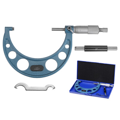 Outside Micrometer 3''-4'' Measuring Tool 0.0001'' Graduation Set