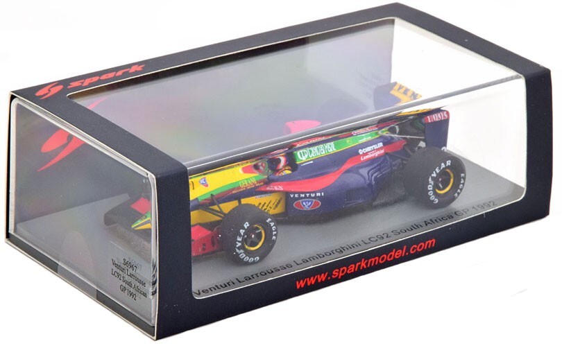Spark S6967 Venturi Larrousse LC92 South Africa GP 1992 Ukyo