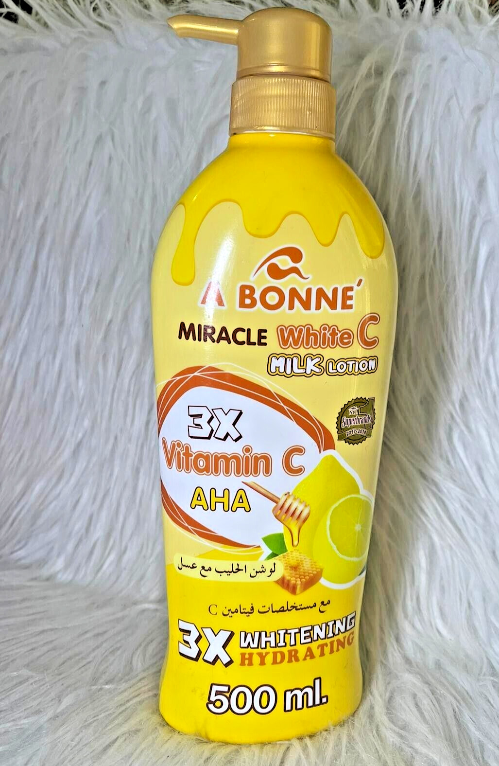 A BONNÉ Lait Corporel Miracle White C 3X Hydratant Éclaircissant AHA Vitamine C