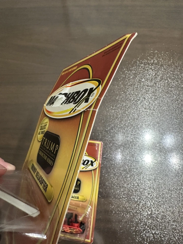 DONALD TRUMP MATCHBOX SET OF 2 HELICOPTER & SEA RACER - Image 4 of 4