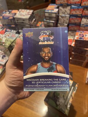 2021 SPACE JAM BLASTER BOX POSSIBLE FILM CARDS AND LEBRON JAMES AUTOS SEALED!
