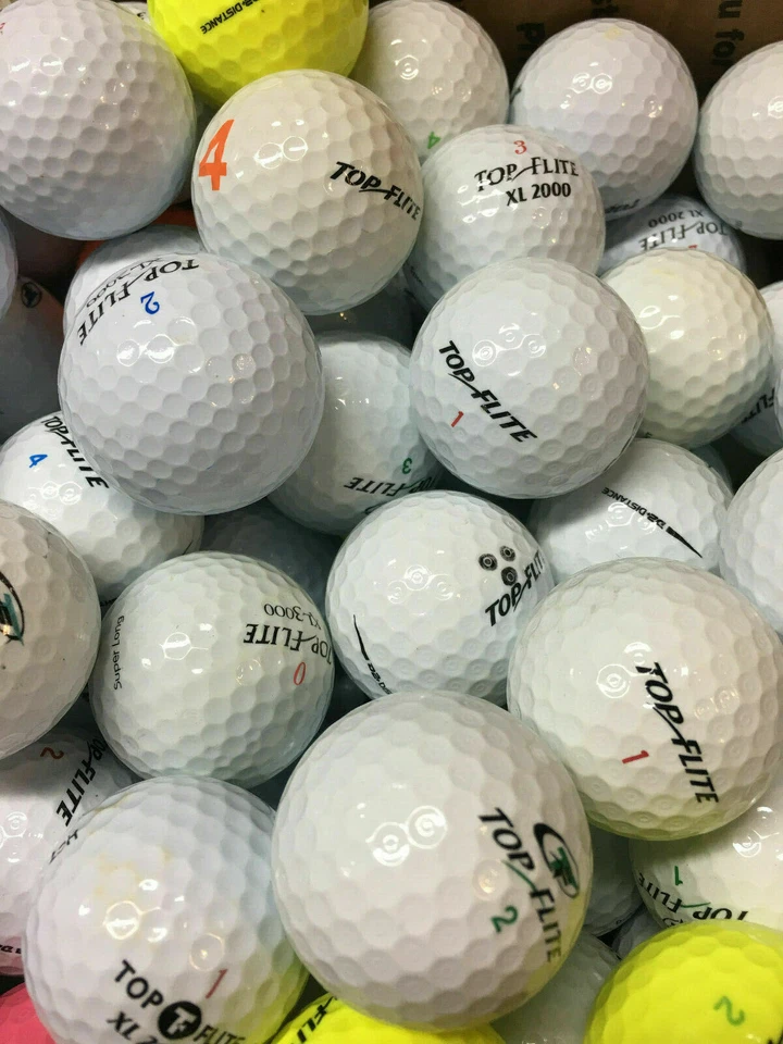 Top-Flite Good Used Golf Balls Bulk AAA Quality Recycled 3A , 48/72/96pc - Image 3 of 3
