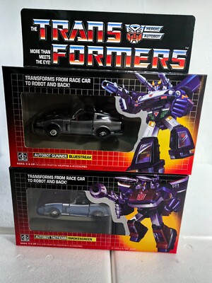 TRANSFORMERS G1 Reissue Smokescreen and Bluestreak Free SpeedPAK Shipping