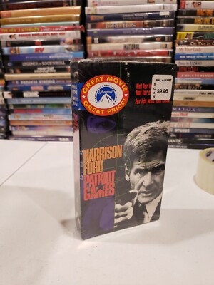 Patriot Games (VHS, 1992) Harrison Ford - Sean Bean - Brand New Sealed   