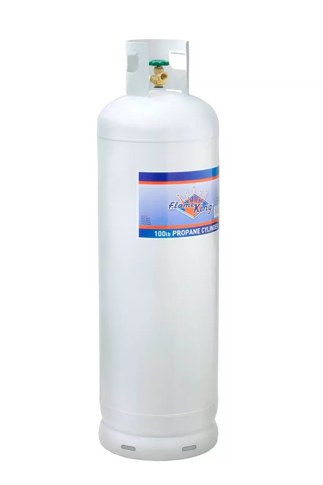 100 LB Pound Steel Propane Tank LPG Refillable Cylinder with POL Valve NEW - Image 3 of 4