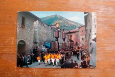 GUBBIO 1976 CANDLE FESTIVAL COMMEMORATIVE POSTCARD (F134294)