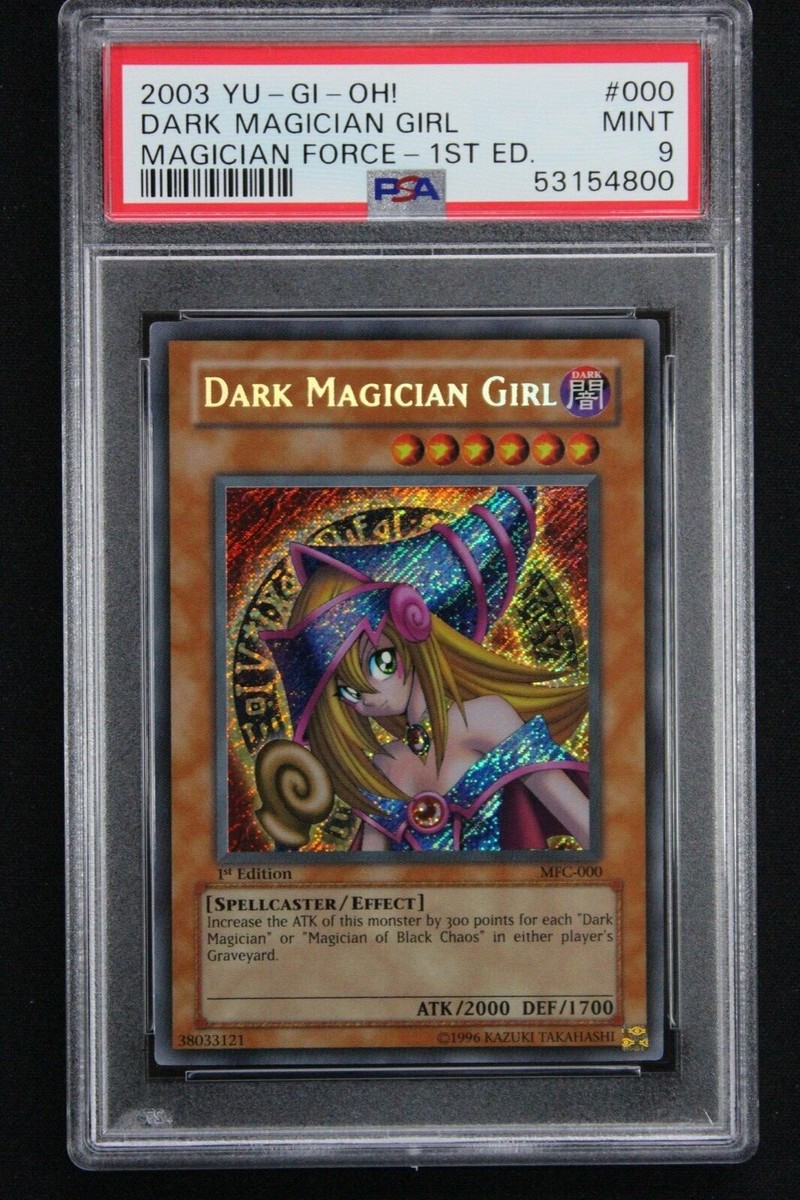 Yugioh Dark Magician Girl Magician's Force Secret 1st Ed MFC