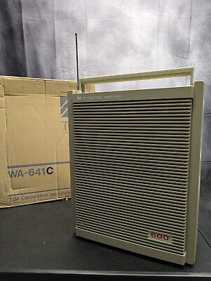 VINTAGE TOA WA-641 C Portable Meeting Amplifier System NOS VINTAGE TOA WA-641 C Portable Meeting Amplifier System NOS
