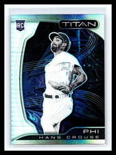 ⚾ HANS CROUSE 2022 PANINI CHRONICLES TITAN PRIZM HYPER HOLO RC SERIAL # 299