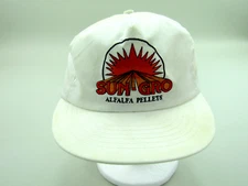 VTG Sun-Gro Alfalfa Pellets Hat Feed Adjustable Snapback Creative Concepts Cap