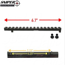 2nd Gen STANAG to Picatinny 6.1" Top / Single Rail / Scope Mount Base, Aluminum