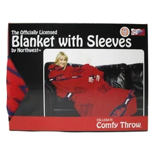 The Northwest Company NCAA Ole Miss Comfy Throw Blanket with Sleeves