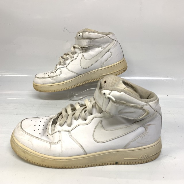 Nike Mens 2007 AF1 82 Leather Hi Top Basketball Shoes Size 11 White (SH-359) | eBay