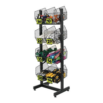 Truper R-BOT Dump rack, metallic, 4 levels