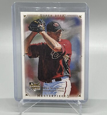 2008 Upper Deck Masterpieces Max Scherzer Rookie Card RC Future HOF #5 Mets