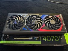 Asus Rog Strix Geforce Rtx 4070 Ti Oc 12gb Gddr6x Graphics Card